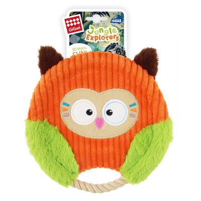 GiGwi - 4114 Orman Kaşifi Baykuş – İpli Köpek Oyuncağı