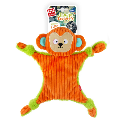 GiGwi - 4115 Orman Kaşifi Maymun – Sesli Köpek Oyuncağı