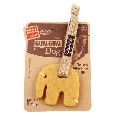 6037 Gum Gum Fil Şekilli Köpek Oyuncağı - Thumbnail