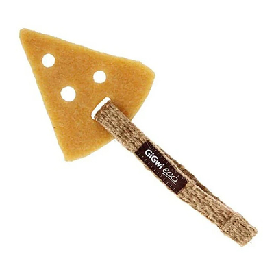 6041 Gum Gum Peynir Şekilli Köpek Oyuncağı - Thumbnail