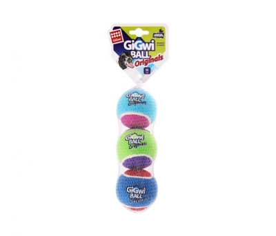 6118 Gigwi Ball Tenis Topu 3'lü 6 cm Köpek Oyun.