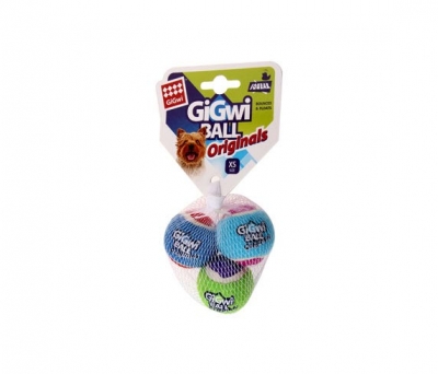 6120 Gigwi Ball Tenis Topu 3'lü 4 cm Köpek Oyun.