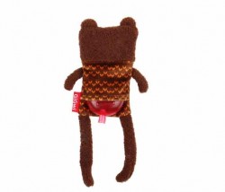 6267 Plush Friendz Çift Sesli Ayı Kahverengi Peluş - Thumbnail