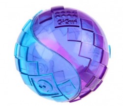 6297 Gigwi Ball Sert Top 6 cm Şeffaf Renkli - Thumbnail