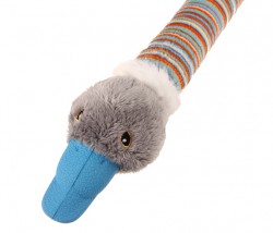 6626 Plush Friendz Ördek Mavi Oyuncak Kemik Sesli - Thumbnail