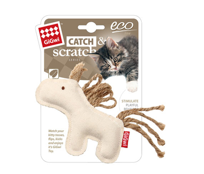 GiGwi - 7283 Catnipli At Natural Kumaşlı Kedi Oyuncagı