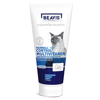 Beavis - Beavis Hairball & Multivitamin & Gastrointestinal Kedi Macunu 75 ml - 6 Adet