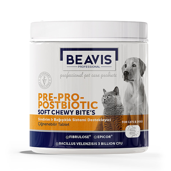 Beavis Pre-Pro-Postbiyotik Çiğnenebilir Tablet 105 gr - 3 Adet