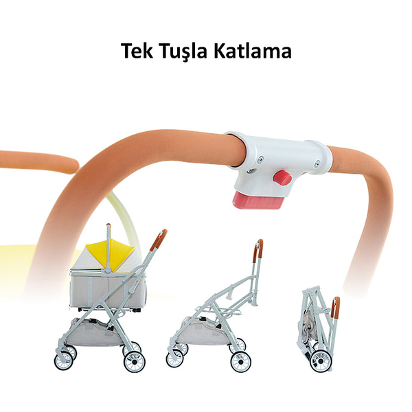 Bndc-105 Pet Arabası Açık Yeşil