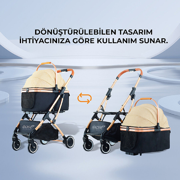 Bndc-106 Lux Pet Arabası Pembe