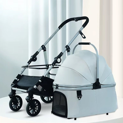 Bndc-302-1 Pet Arabası Beyaz - Thumbnail