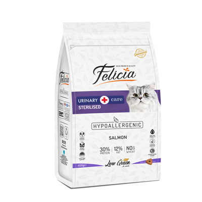 Felicia - Felicia 400g Sterilised Somonlu Az Tahıllı 12 Adet