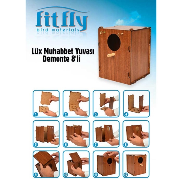 Lüx Muhabbet Yuvası Demonte 8'li.
