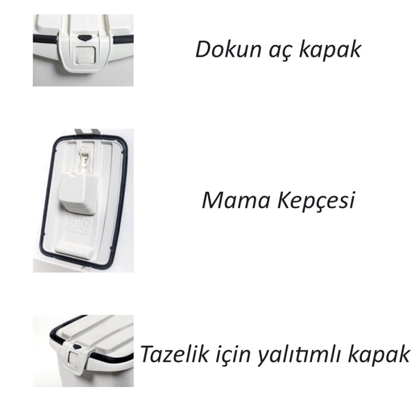 Mama Saklama Kabı Small-Beyaz 12 kg
