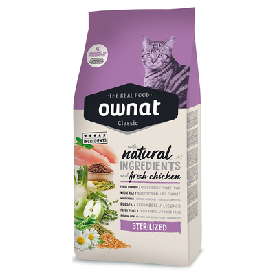 Ownat - Ownat 15 kg Sterilised Tavuklu Kedi Maması