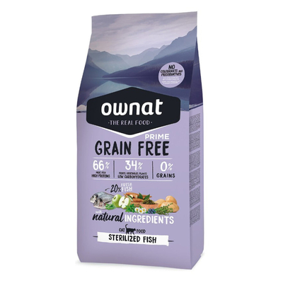 Ownat - Ownat 3 kg Sterilised Tahılsız Balıklı Kedi Maması