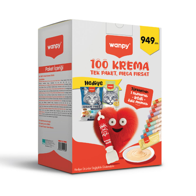 Wanpy - Wanpy 100'lü Mega Avantaj Krema Paketi_6'lı Koli