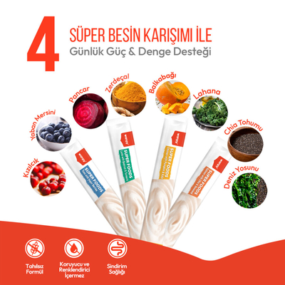 Wanpy Superfood Somonlu, Chia & Deniz Yosunlu 12’li – Krema Kedi Ödülü 5×14 g - Thumbnail