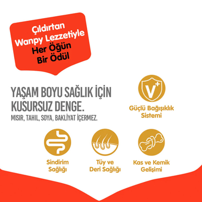 Wanpy Tahılsız Kuzulu Yetişkin Köpek Maması 1,5 kg - Thumbnail